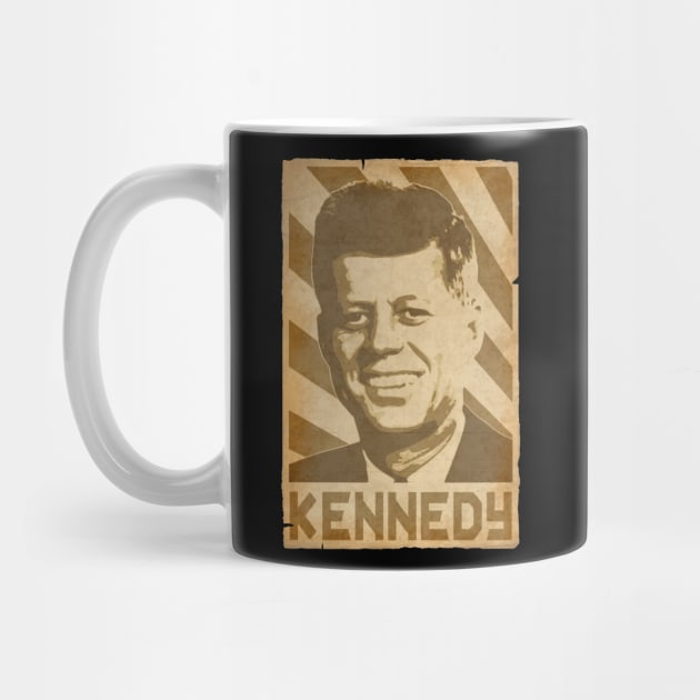 John F Kennedy JFK Retro Propaganda by Nerd_art